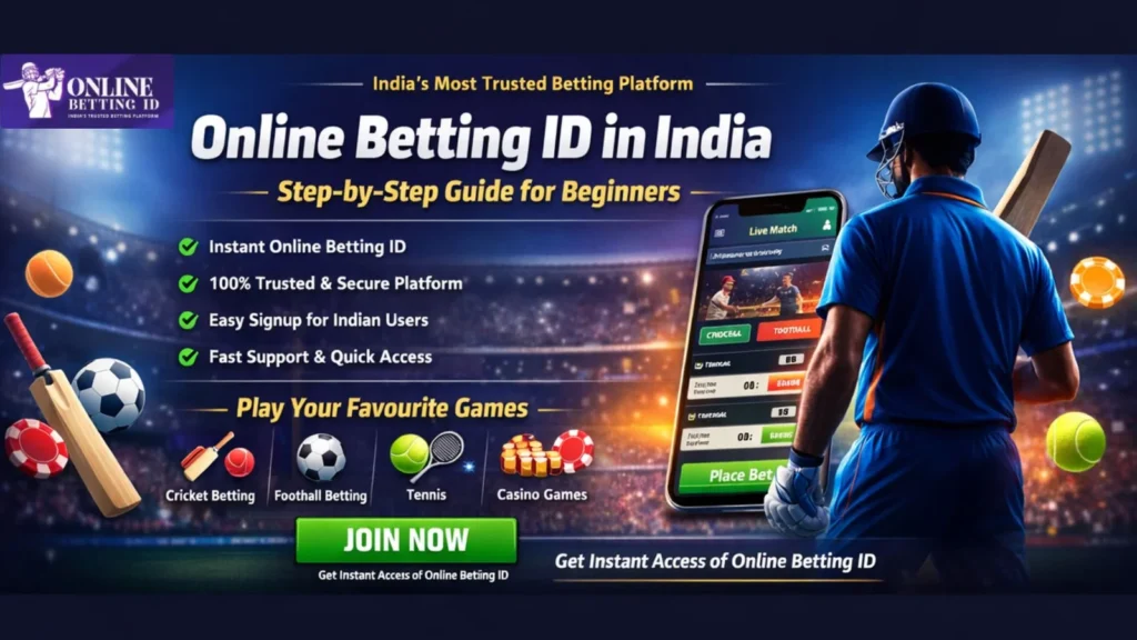 Online Betting ID in India step-by-step guide for beginners, showing how to get a trusted and secure betting ID quickly.