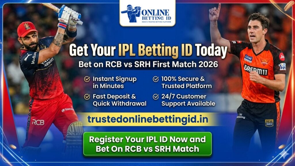 Bet online on RCB vs SRH first match 2026
