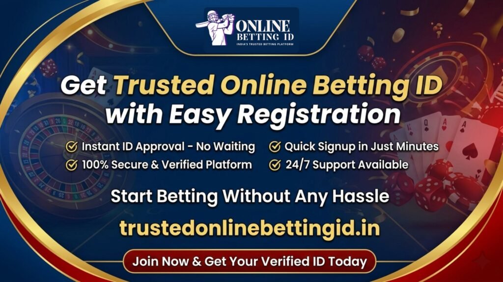 Get trusted online betting ID with easy registration and secure instant account access